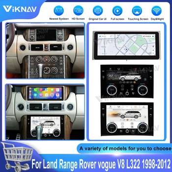 Android Araba Radyo Land Rover Range Rover Vogue İçin V8 L320 2002-2012 oto GPS Navigasyon Ses Multimedya Oynatıcı Başkanı Ünitesi 2Din