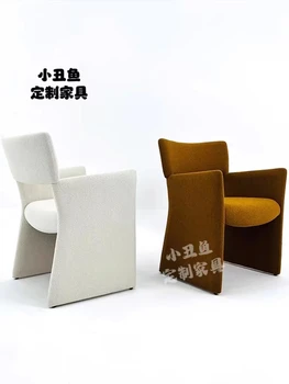 Hxl Yemek Sandalyesi tasarımcı mobilyası Minimalist Taç Sandalye Tek Çalışma Koltuğu Eğlence konferans koltuğu