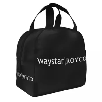 Waystar Royco Merch Öğle Yemeği Kutuları Su Geçirmez Yalıtımlı Tuval Soğutucu Termal Piknik Tote