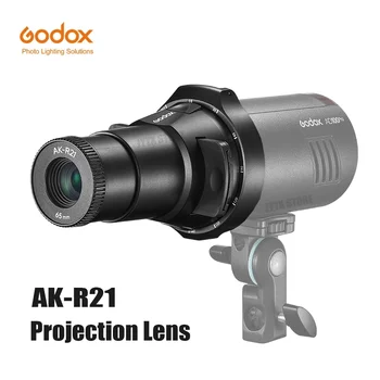 Godox AK-R21 Flaş Spot Projektör Etkisi Slayt Kiti Projeksiyon Eki Godox V860III V1 AD200Pro