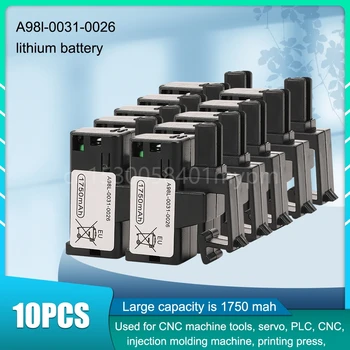 10 ADET Orijinal Marka Yeni A98L-0031-0026 a02b-0309-k102 A02b-0309-k102 3V PLC CNC Lityum Pil Piller