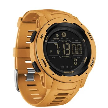 UTHAI L25 erkek elektronik saatler Kalorimetre çalar saat 50M Su Geçirmez Çok Fonksiyonlu Spor Stil Darbeye Dayanıklı akıllı saat