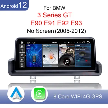 Android12 CarPlay AndroidAuto Stereo Araba Radyo Multimedya oyuncu dokunmatik ekranı BMW 3 Serisi GT İçin E90 E91 E92 E93 2005 ila 2012