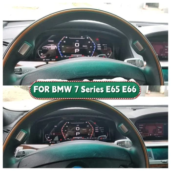 2023 En Son BMW 7 Serisi İçin E65 E66 LCD Dijital Küme Pano Paneli Sanal Kokpit InstrumentSpeedometer Araba