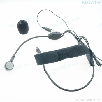 Dinamik Baş aşınma Kulaklık ME3 Mikrofon Shure ULX SLX UR PGX UT UGX Kablosuz TA4F XLR mini XLR 4Pin Konektörü