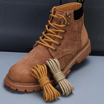 Kalın Yuvarlak Ayakabı Kaliteli Dayanıklı Polyester Sneakers Ayakkabı bağcıkları Çizmeler Ayakkabı Bağcıkları 80/100/120/140/160cm 1 Çift Shoestrings