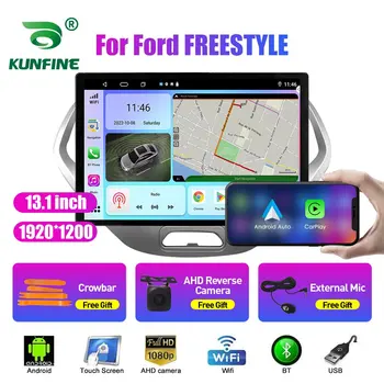 13.1 inç Araba Radyo Ford FREESTYLE İçin araç DVD oynatıcı GPS Navigasyon Stereo Carplay 2 Din Merkezi Multimedya Android Otomatik