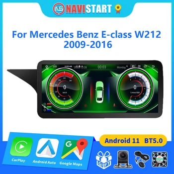 NAVİSTART Android Araba Radyo Mercedes Benz E-class İçin W212 2009-2016 GPS Navigasyon Multimedya Video Oynatıcı Stereo Dokunmatik Ekran