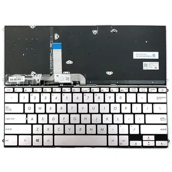 Yeni Asus Zenbook UX490 UX490U UX490UA Serisi Laptop Klavye ABD Gri Arkadan Aydınlatmalı