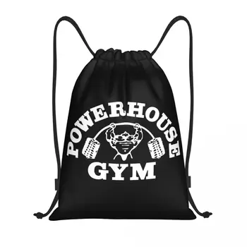 Santral Spor büzgülü sırt çantası Çanta Erkek Kadın Hafif Vücut Geliştirme Fitness Kas Spor Salonu Spor Sackpack Çuval Yoga