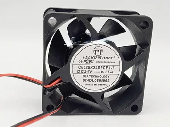 PELKO MOTORLAR için C6025X24SPCP1-7 24 V 0.17 A / 0.20 A 6 CM soğutma fanı