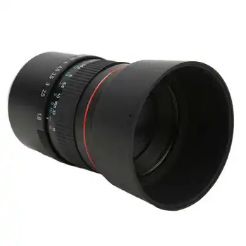 85mm F1. 8 Portre Lens 28.3° Görüş Açısı Orta Telefoto Portre Lens için UV Lens Filtresi ile A6400 Aynasız Kamera
