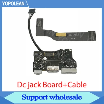 Orijinal I / O USB Ses DC Jack Kurulu Flex Kablo 820-3455-A 821-1722-A MacBook Air 13 İçin