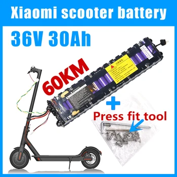2023 yeni 36V lityum iyon pil paketi, 10S3P, 30mAh 250W~600W İçin uygun Xiaomi Mijia elektrikli scooter m365 özel pil