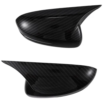 Karbon Fiber Dikiz Aynası Konut Öküz Boynuz Kapak Yan ayna kapağı Kia Optima için K5 2011-2015