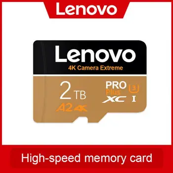 Lenovo SD Hafıza Kartı 1TB 512GB 256GB 128GB Mikro TF SD Kart Flash Sınıf 10 TF SD Kart Akıllı Telefon İçin USB Adaptörü Dropshipping