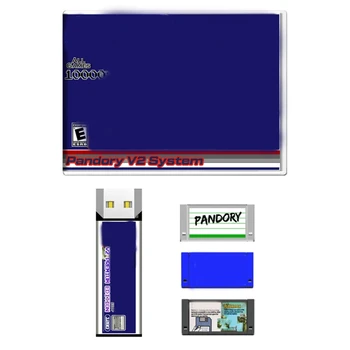 Yükseltilmiş 10000 + Oyun Uzantıları Pandor İkinci nesil Amiga 500 Kompakt boyutlu ABS ve Metal Oyun Yedek Parçaları-