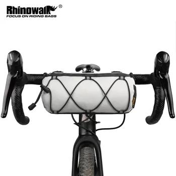 Rhinowalk 2.4 L Bisiklet Çantası Çok Fonksiyonlu Bisiklet Gidon Sepeti Paketi Ön Bisiklet Yüksek Görünürlük Yansıtıcı veya Diğer Renkler