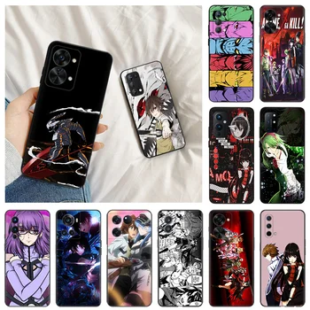 Siyah Anti-damla telefon kılıfı İçin OnePlus 11 10 9 R 8 T Nord N20 N10 N200 N300 2 2T CE 5G Ace Pro Anime Akame Ga Öldürmek Mat Kapak