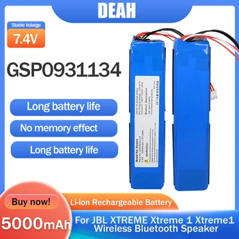 GSP0931134 37.0 Wh 5000mAh 7.4 V lityum-iyon yedek pil Pil İçin JBL XTREME Xtreme 1 Xtreme1 Hoparlör kablosuz bluetooth ses Hücreleri
