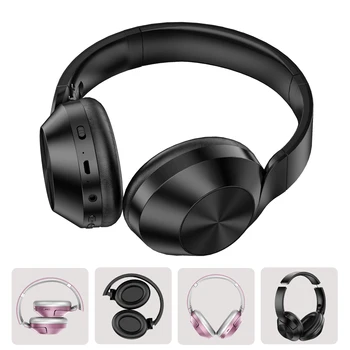 Ayrılabilir Mikrofonlu kablosuz kulaklıklar Bluetooth 5.2 Kulaklık Gürültü Önleyici Bluetooth Kulaklık Düşük Gecikmeli Kulaklıklar