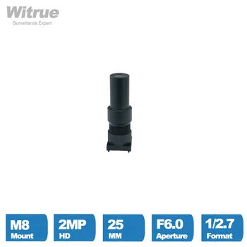 Witrue M8 CCTV Lens 25mm Uzun Görüş Diyafram F6.0 Formatı 1/2.7