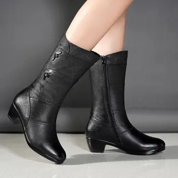 Yeni Siyah Seksi Diz boyu Çizmeler Kadınlar İçin Yüksek Topuklu Ayakkabılar Bayanlar Uyluk Yüksek Çizmeler Sonbahar Kış Uzun Çizmeler kadın ayakkabısı