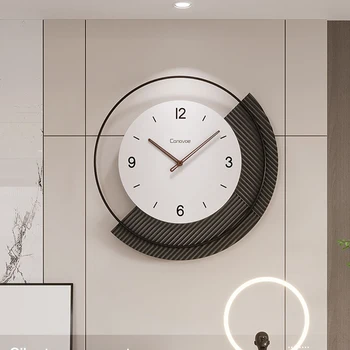 Minimalist Oturma Odası duvar saati Büyük Boy İskandinav Tasarımcı Ofis duvar saati Kuvars Estetik Duvar Saati Duvar Dekor GXR45XP