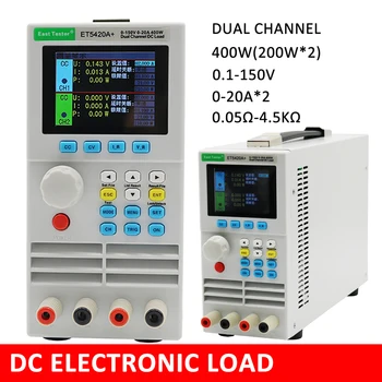 DC Elektronik Yük Test Cihazı ET5420A + 200W 400W Profesyonel Programlanabilir Dijital Pil Kapasitesi Yaşlanma Testi 150V40A 500V15A
