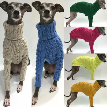 Küçük ve Orta Köpek Giysileri Sonbahar / Kış Sıcak Köpek Kazak Whitbit İtalyan Greyhound Giysileri Köpek Kostüm Köpek Aksesuarları