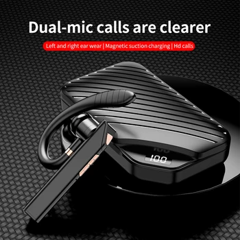 Bluetooth Kulaklık Handsfree Kulaklık CVC8. 0 Gürültü Azaltma Kablosuz Kulaklık Çift HD Mic İle Tüm Akıllı Telefonlar İçin Yeni 2022