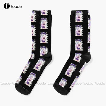Hayır Oyun No Yaşam Shiro Çorap Terlik Çorap Kadın noel hediyesi Özel Unisex Yetişkin Genç Gençlik Çorap Kadın Erkek 360° Dijital Baskı