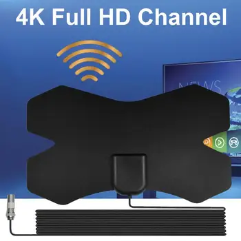Anten yükseltici 2000 Mil Aralığı HD 4K TV Anteni 1080P Dijital TV çubuk mini PC Dijital Kapalı HDTV Sinyal Alıcısı Amplifikatör