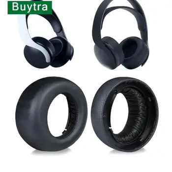 1 Çift Kulak Yastıkları PU Deri Bellek Köpük Kulak Pedleri Minderler Kapak SONY PS5 DARBE 3D Kulaklık Kulaklık Yedek Onarım Parçaları