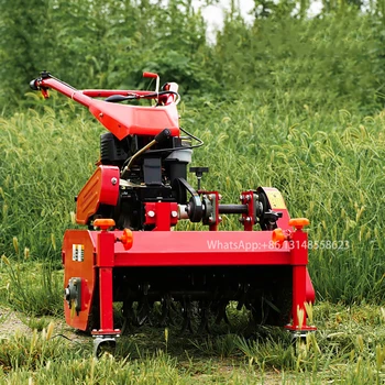 yüksek güçlü weeder çim kesici benzinli ve dizel çorak arazi ıslah makinesi el itme kendinden tahrikli bahçe çim biçme makinesi