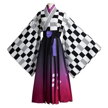 Hololive Tokoyami Towa Cosplay Kostüm Japon Kimono Kıyafetler Cadılar Bayramı Karnaval Elbise