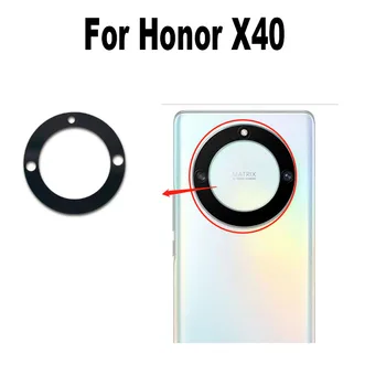Orijinal Huawei Onur İçin X40 Arka Kamera Cam Lens Arka Kamera Cam Yapışkanlı Etiket Tutkal 5G