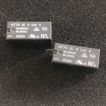 NT75-2C-S-0.41-5-G 24 V Relaıs 8PIN 8A 115F