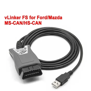 V-gate vLinker FS For-d ELM327 FORScan HS / MS - CAN OBD2 Araç Teşhis tarayıcı arabirimi Araçları OBDII Mazda ELM 327 OBD 2