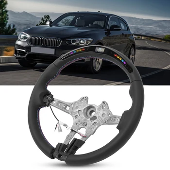 M Performans Nappa Deri LED Yarış dijital ekran direksiyon BMW M3 F80 M4 M2 F20 F22 F30 F32 M Spor 2013-2020