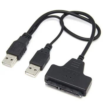 Elistooop Profesyonel USB 2.0 SATA 22Pin Kablosu için 2.5 inç HDD Sabit Disk Tak ve Çalıştır XXM