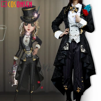 Kimlik V Demi Bourbon Cosplay Kostüm Barmaid Gerçek Geçirmez Cilt Muhteşem Cadılar Bayramı Kıyafetleri COSPLAYONSEN Custom Made