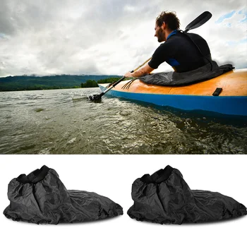 Sprey Etek Kayık Kokpit Güverte Kapak Sprayskirt Su Geçirmez Depolama Siyah / Derin Gri Kayaking Kano Rafting Aksesuarları