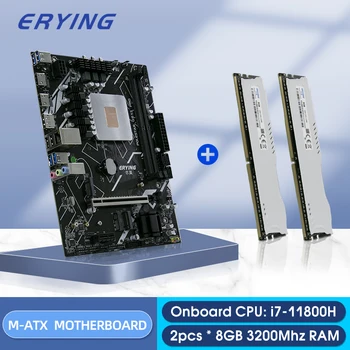 ERYING Kiti İ7 Oyun PC anakart Onboard CPU ile i7-11800H i7 11800H SRKT3 (ES) 2.3 Ghz + 2 adet RAM 8GB 3200Mhz Seti