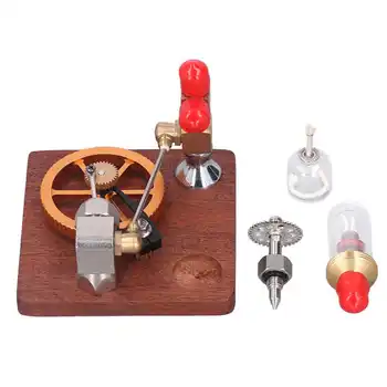 Stirling Motor Modeli Seti Kayın Taban Mekanik Öğrenme için Stirling Motor Modeli