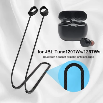 Anti-kayıp Silikon Kayış JBL Ayar 120TWS / 125TWS Kulaklık Tutucu Halat Kablo Kablosuz Kulaklık Boyun Dize Kulaklık Aksesuarları
