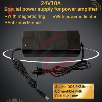 Ayarlanabilir 24 V 10A Evrensel AC / DC Adaptörü güç kaynağı adaptörü ABD Plug Bluetooth Amplifikatör Özel