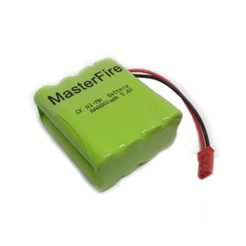 MasterFire Orijinal 8x AAA 9.6 V 800mAh Ni-MH Pil Şarj Edilebilir NiMH Piller Paketi için Fişler ile RC Arabalar Tekneler Uzaktan Oyuncaklar