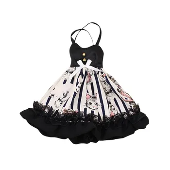 DBS Blythe Doll BUZLU oyuncak bebek giysileri Kedi desen elbise için Uygun 1/6 ORTAK vücut licca kız hediye