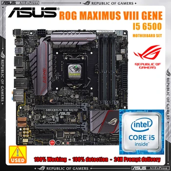 ASUS ROG MAXIMUS VIII GEN İle I5 6500 CPU Orijinal M. 2 NVME 6th Anakart Seti Soket LGA1151 DDR4 Z170 Masaüstü Anakart